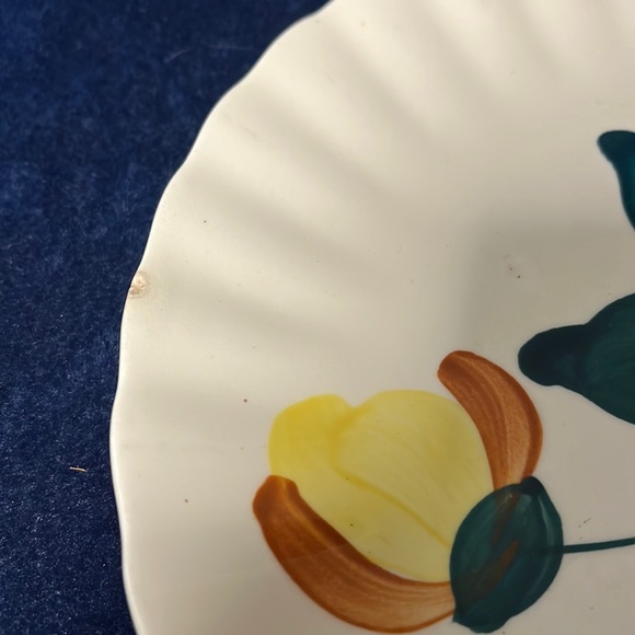 VTG Blue Ridge Hand Painted Plate - Picture 3 of 4